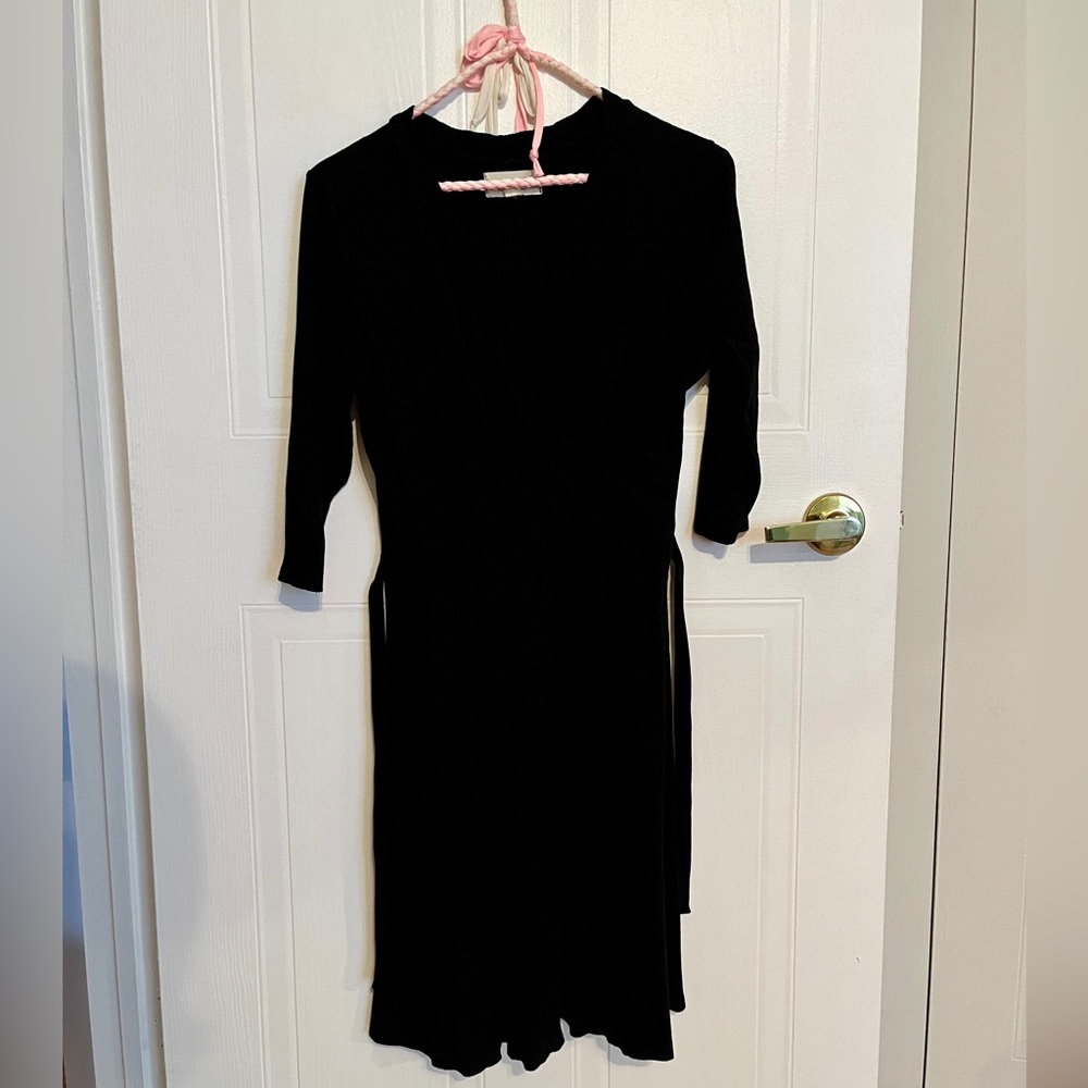 Faux wrap dress